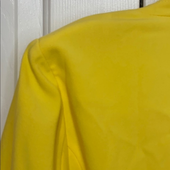 Bright Yellow Long Sleeve Blazer - Picture 6 of 8